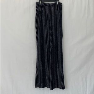 h:ours Velvet Pinstripe Pants (Brand New)